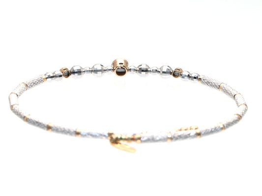 D0.17ct K18 3.8g Bracelet Bangle 