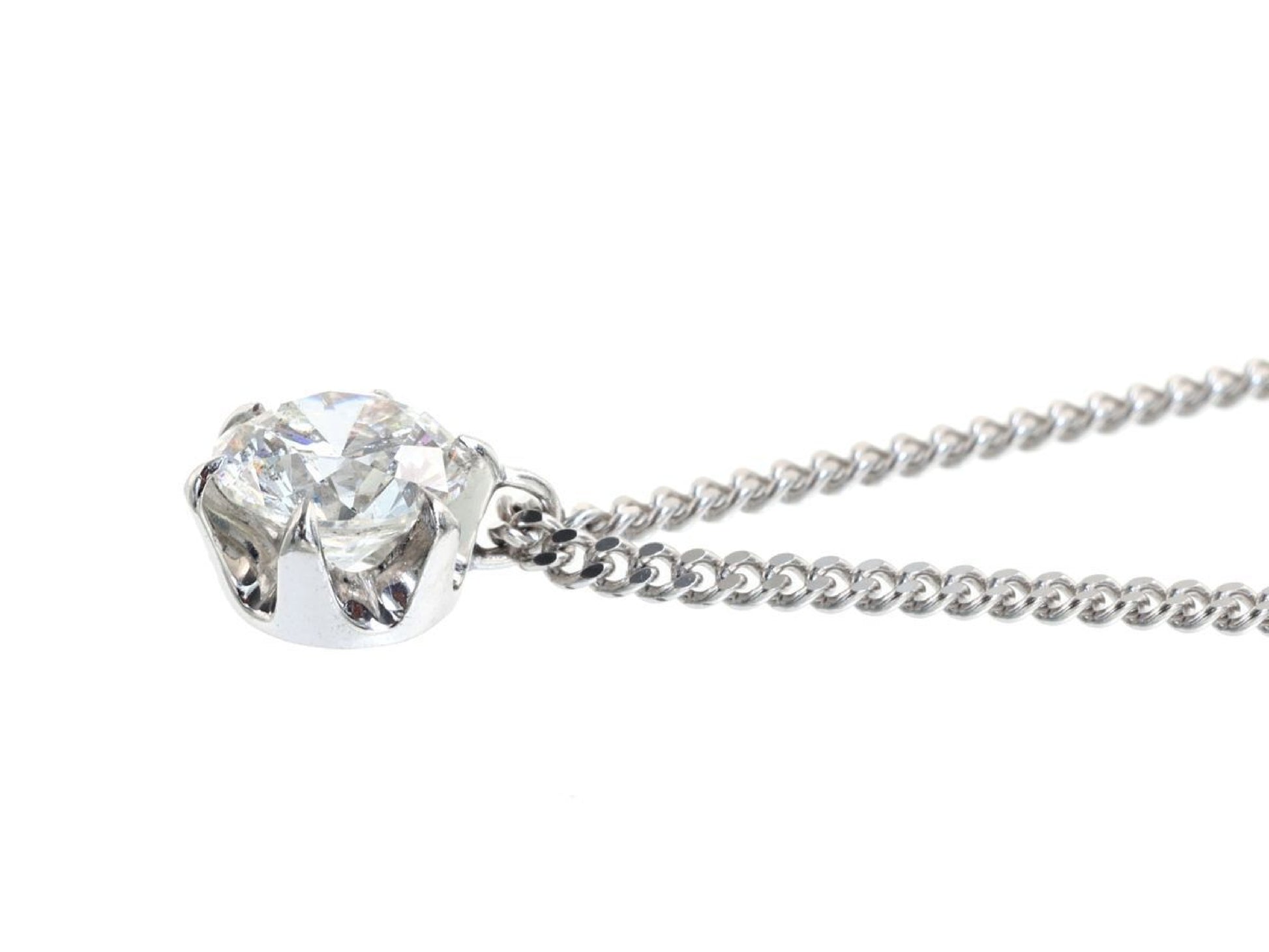 D0.51ct Pt850 3.5g Necklace 
