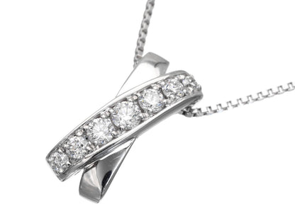 D0.30ct Pt950 7.3g Necklace 