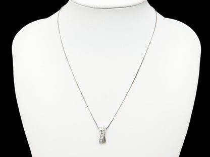 D0.30ct Pt950 7.3g Necklace 