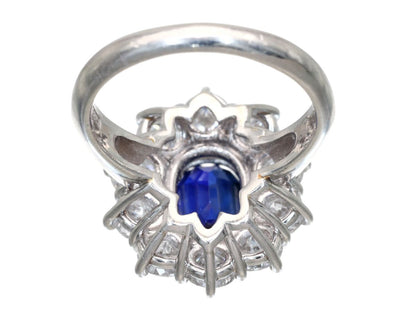 S2.72ct D1.90ct Pt900 7.8g Ring 