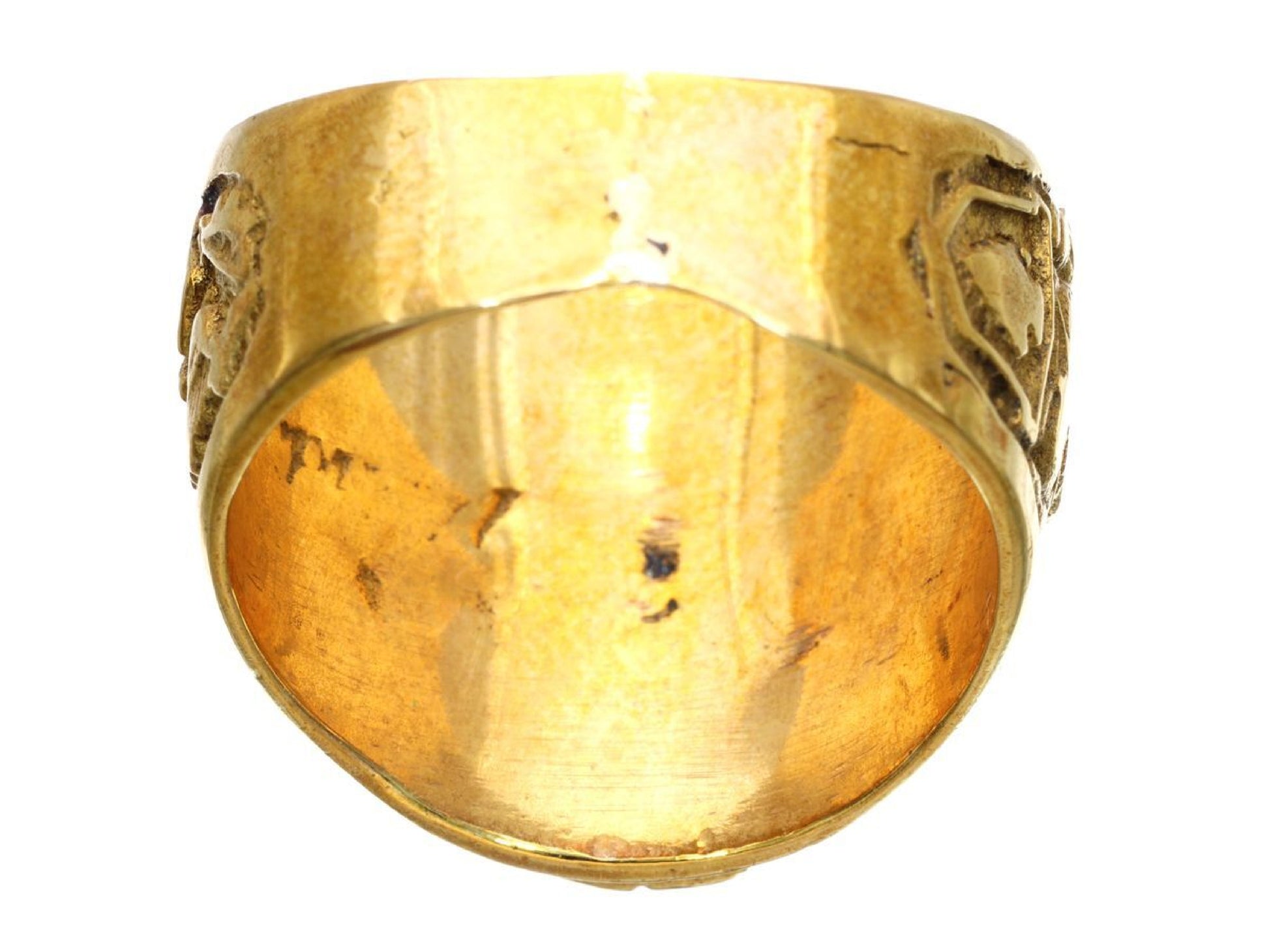 Transparent Stone METAL 13.6g Ring 
