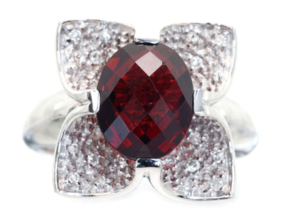 G4.07ct D0.12ct 750 6.9g Ring 
