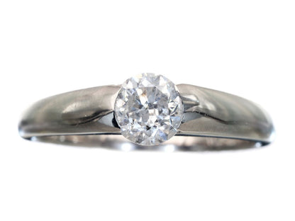 D0.809ct Pt900 4.2g Ring 