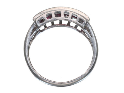 R0.97ct D0.10ct Pt900 6.8g Ring 