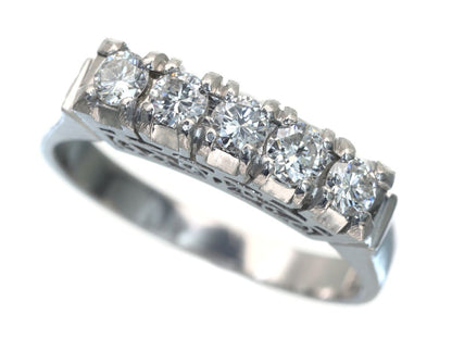D0.47ct Pt900 5.4g Ring 