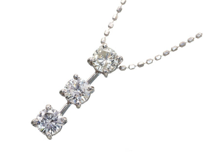 D0.609ct K18WG/750 2.0g Necklace 