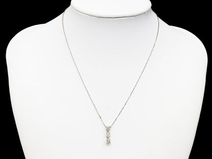 D0.609ct K18WG/750 2.0g Necklace 