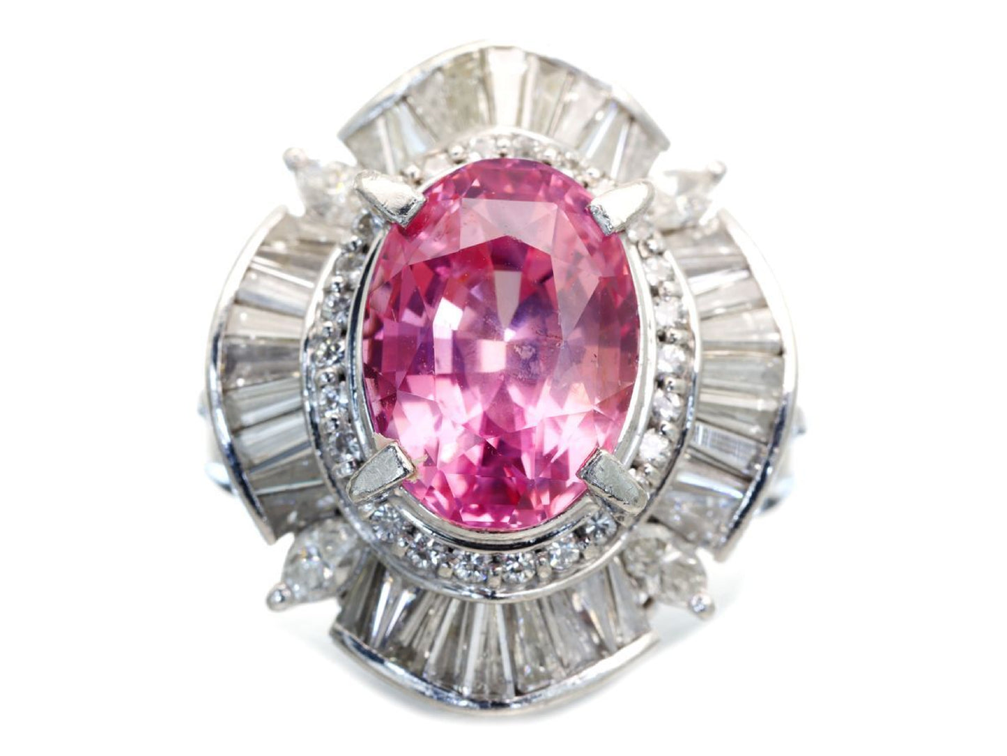 PS6.306ct D1.612ct Pt900 18.7g Ring 