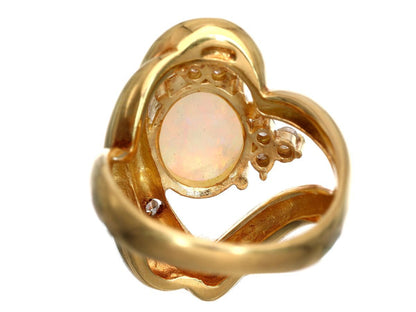 Opal D0.20ct K18 7.0g Ring 