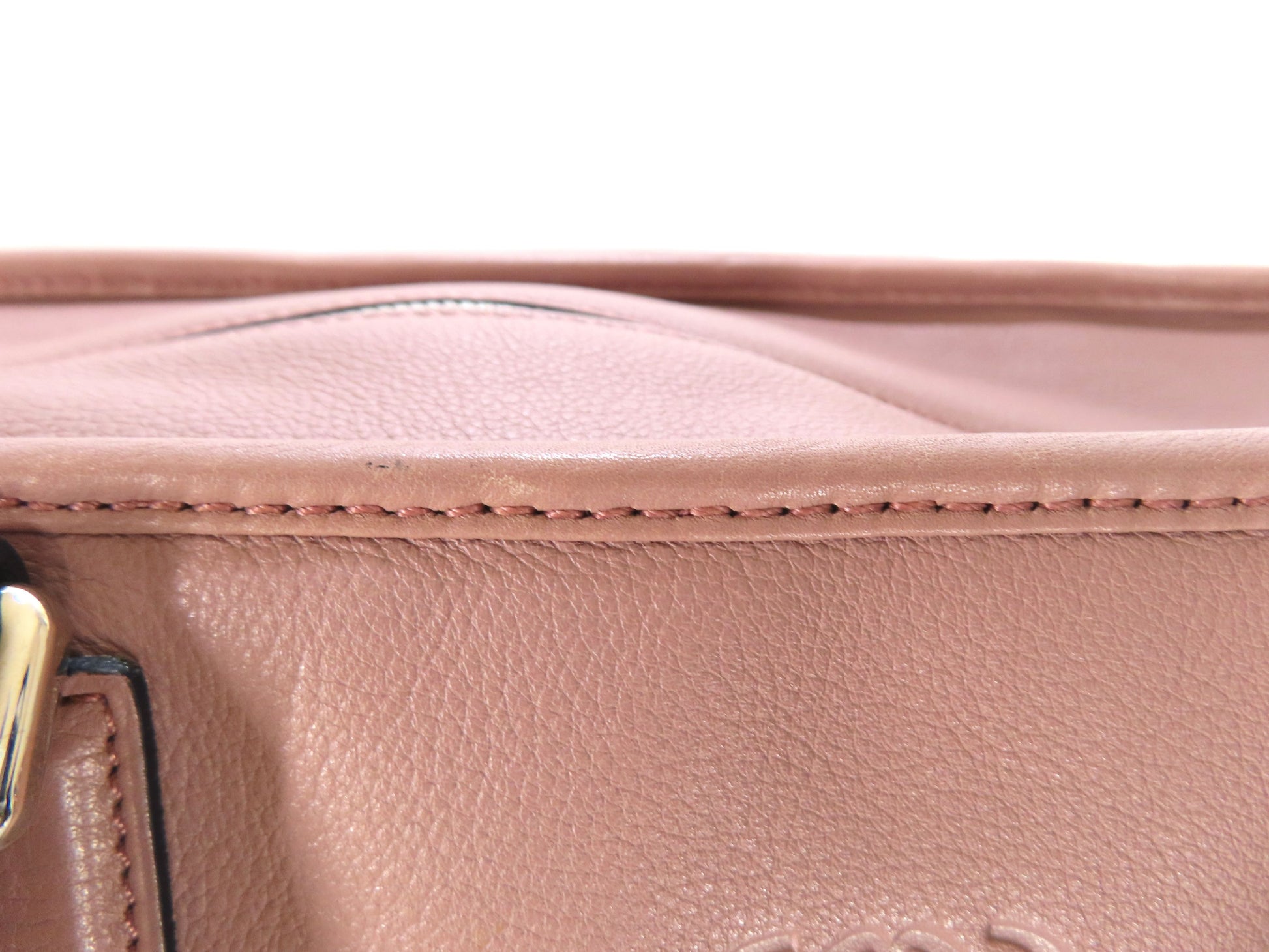 LOEWE Amazona 36 Leather/Pink Handbag