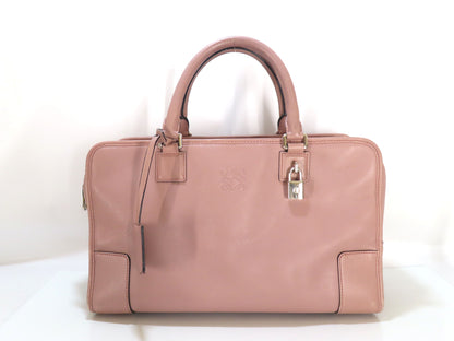 LOEWE Amazona 36 Leather/Pink Handbag