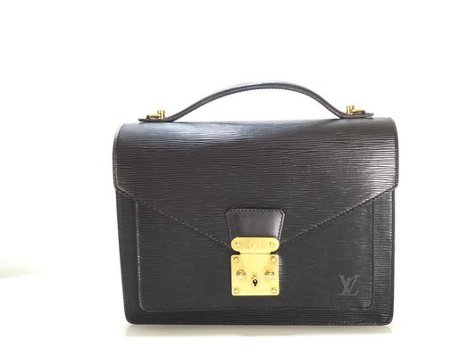 LOUIS VUITTON Epi LOUIS VUITTON Monceau Epi/Noir Handbag