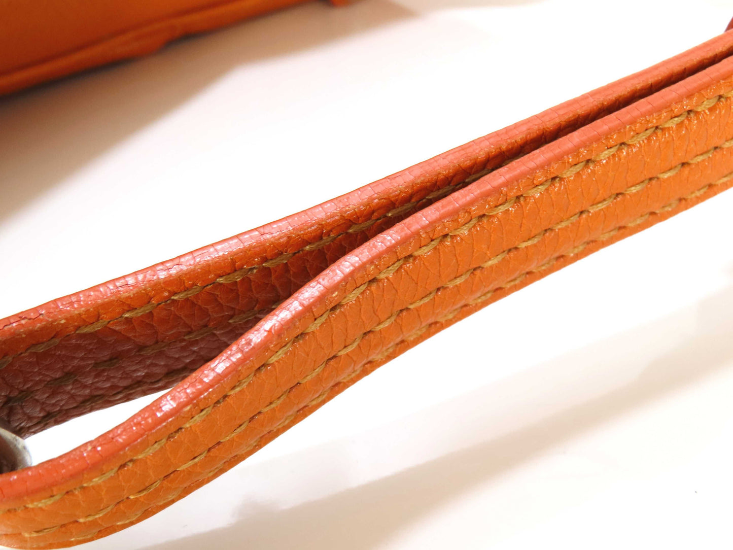 TODS TODS One Shoulder Bag Leather/Orange Handbag