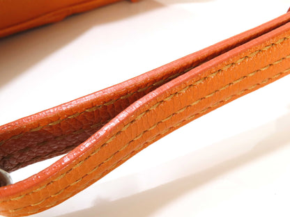 TODS TODS One Shoulder Bag Leather/Orange Handbag