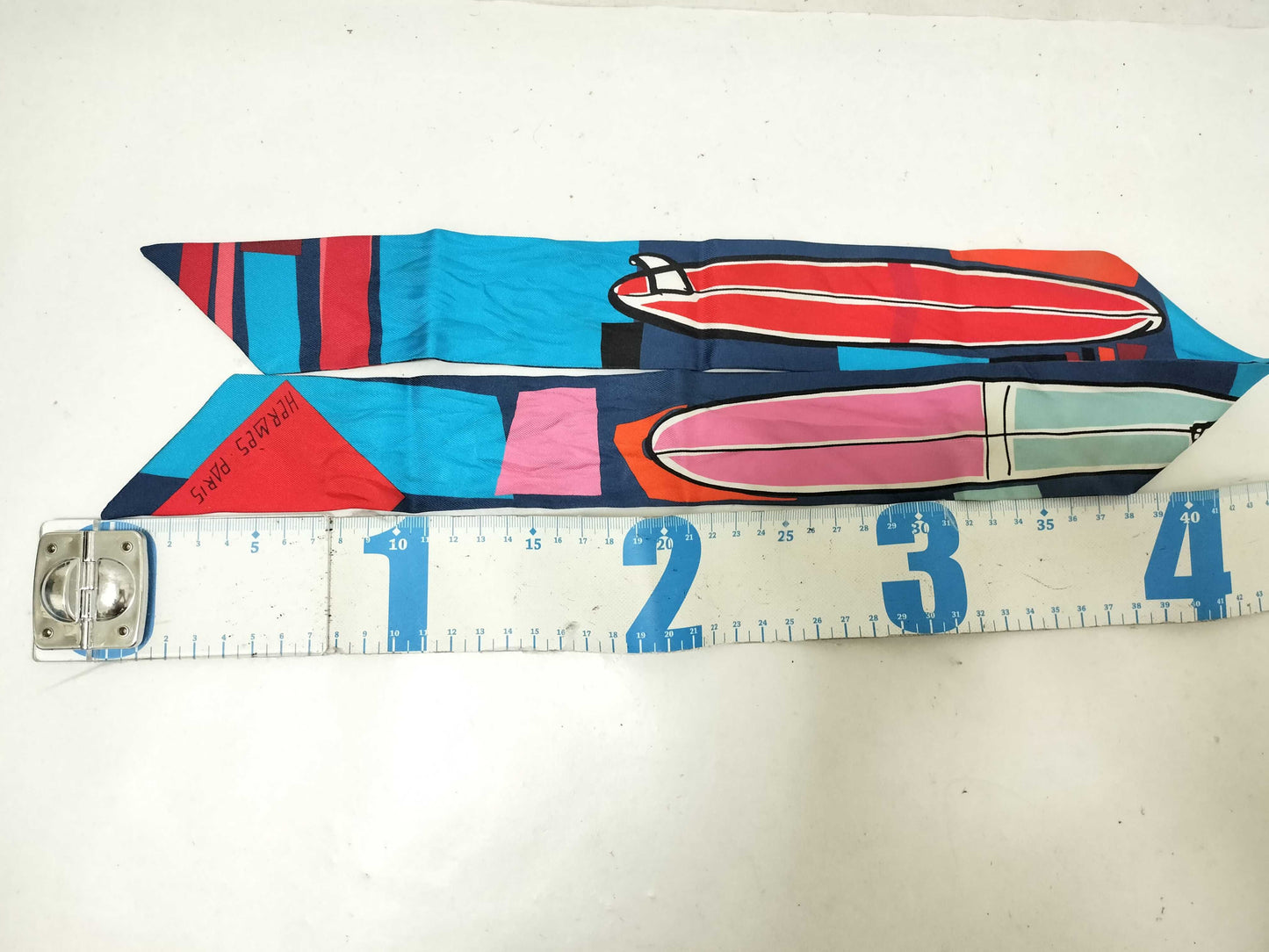 HERMES Twilly HERMES Twilly 100% Silk/Navy Multi Other Accessories