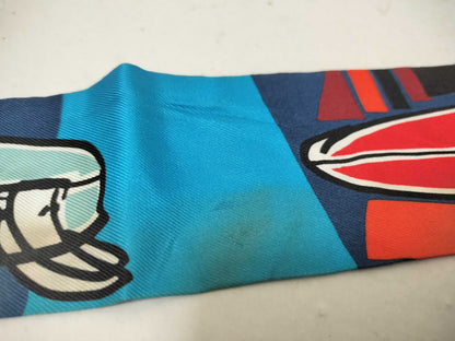 HERMES Twilly HERMES Twilly 100% Silk/Navy Multi Other Accessories