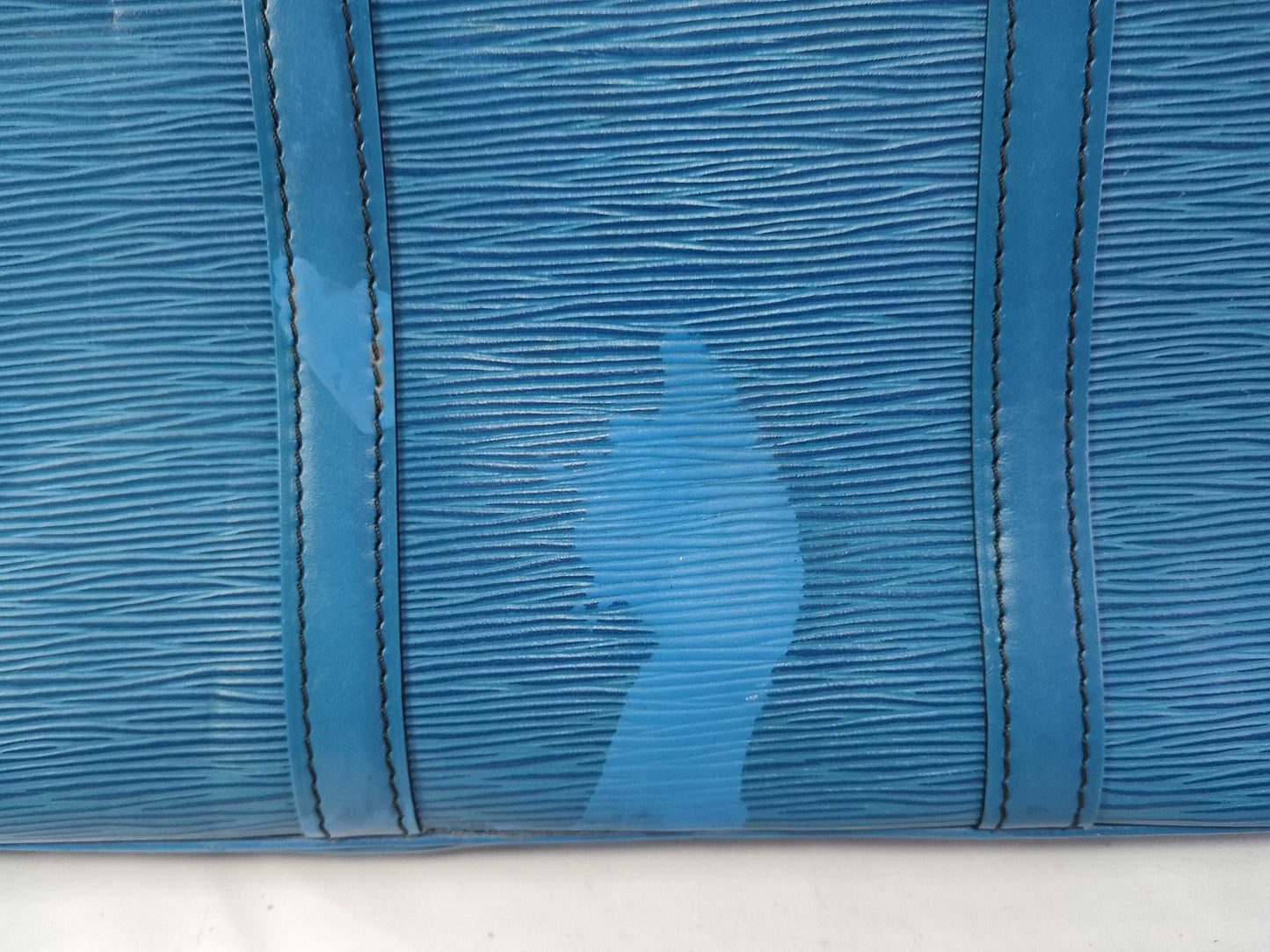 LOUIS VUITTON Epi LOUIS VUITTON Porte Documan Voiage Epi/Blue Celeste Business Bag