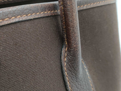 HERMES HERMES Garden Party TPM □H Engraved Handbag with Strap