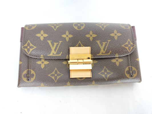 LOUIS VUITTON Monogram Louis Vuitton Monogram Porte-Feille-Elysee M60414 Wallet