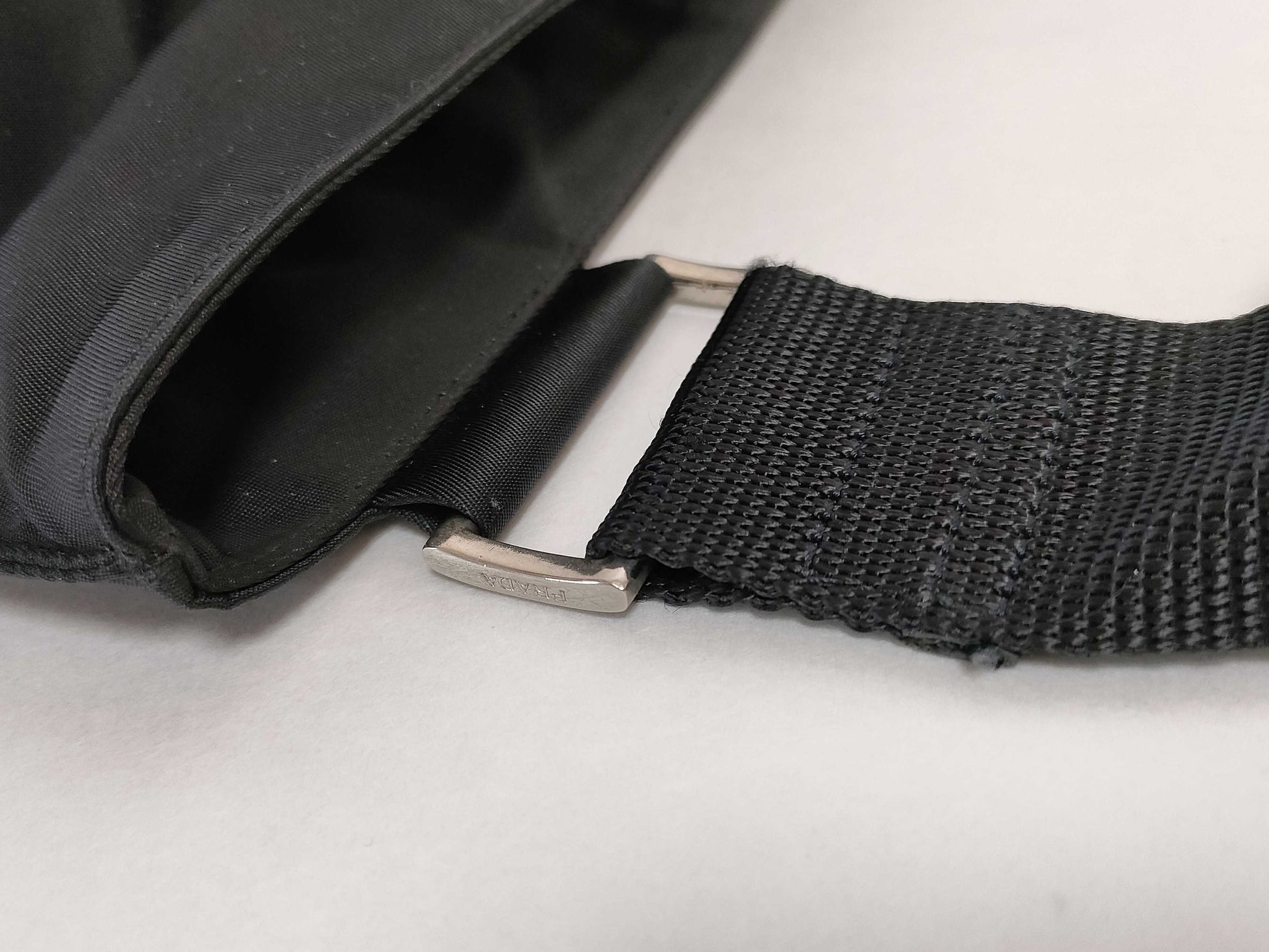 PRADA Nylon Prada Shoulder Bag Black Shoulder Bag
