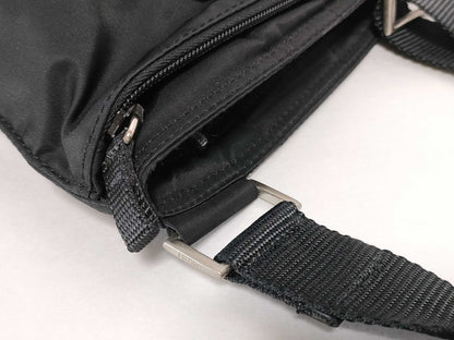 PRADA Nylon Prada Shoulder Bag Black Shoulder Bag
