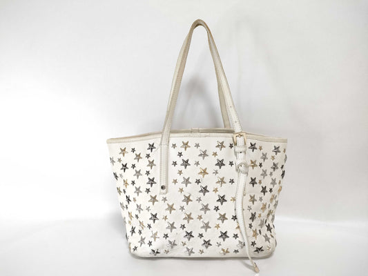 JIMMY CHOO Jimmy CHOO Handbag Star White Tote Bag