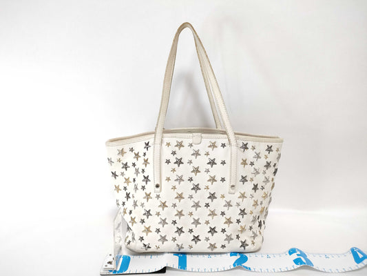 JIMMY CHOO Jimmy CHOO Handbag Star White Tote Bag