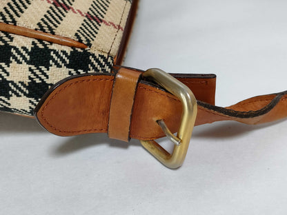 BURBERRY Shoulder Bag Tweed Shoulder Bag