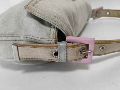 FENDI Mamma Fendi Handbag Mamma Bucket Grey Handbag