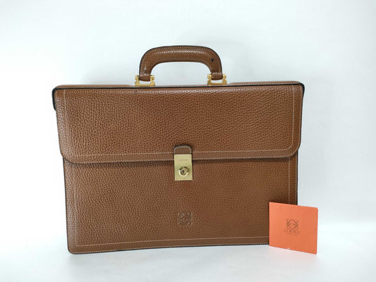 LOEWE Business Bag Anagram Brown Business Bag