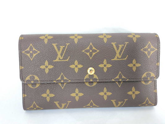 LOUIS VUITTON Monogram Louis Vuitton Monogram Porto Tresol International M61215 Wallet