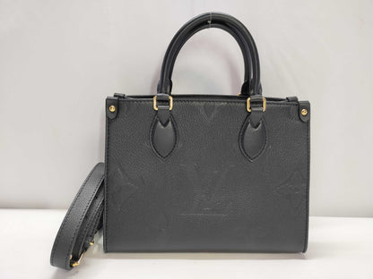 LOUIS VUITTON Monogram Unplanted Louis Vuitton On the Go PM M45653 Handbag