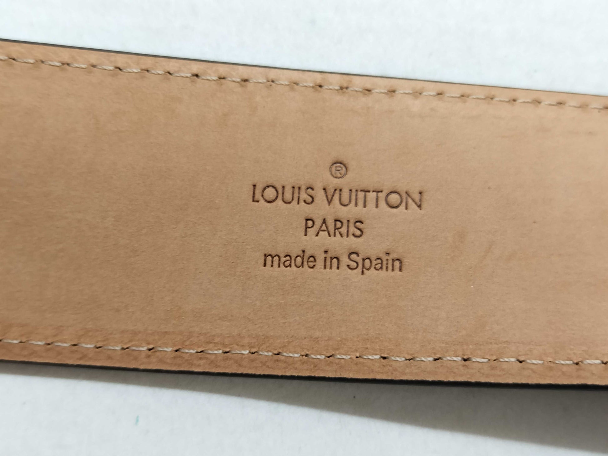 LOUIS VUITTON Monogram Louis Vuitton Belt Size 100 Belts