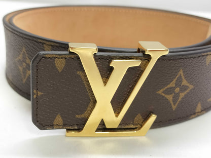 LOUIS VUITTON Monogram Louis Vuitton Belt Size 95 Belt