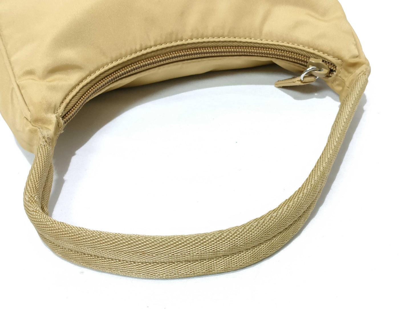 PRADA Nylon Prada Accessory Pouch Nylon Brown Handbag