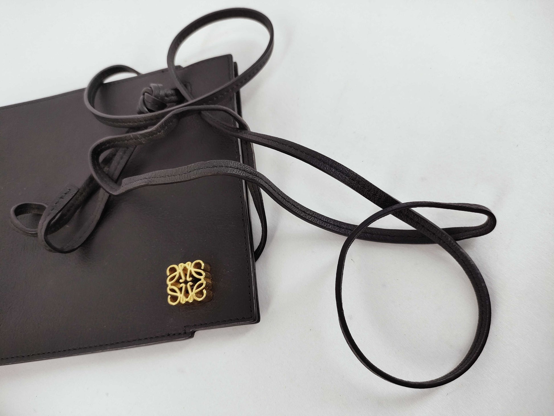 LOEWE Dice/Gate Pocket/Black Shoulder Bag