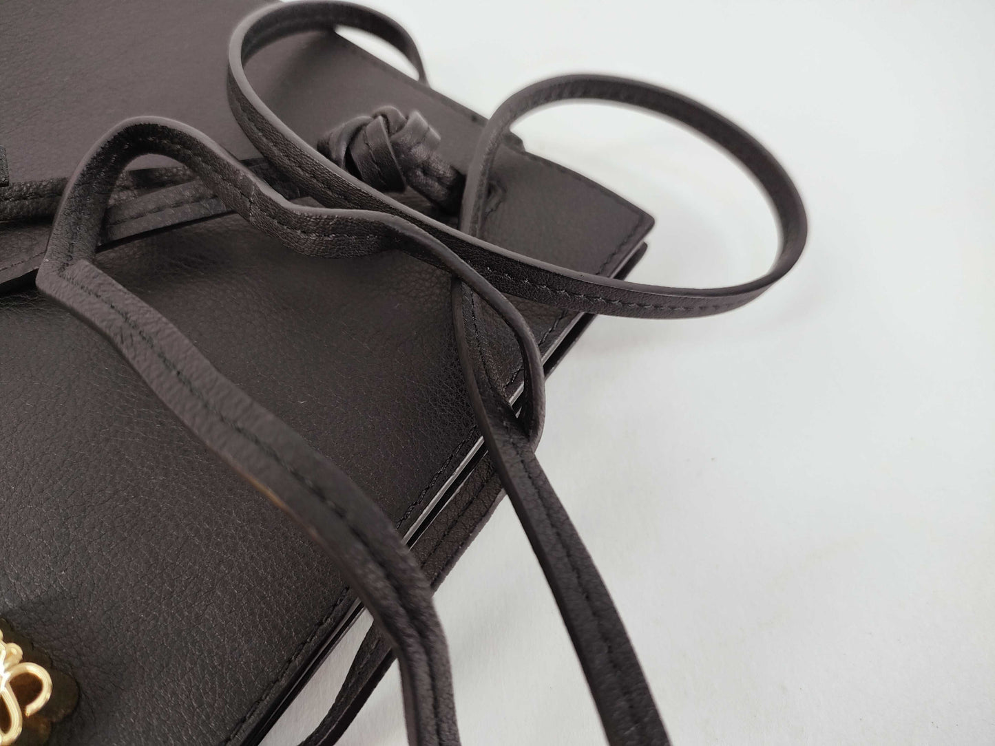 LOEWE Dice/Gate Pocket/Black Shoulder Bag