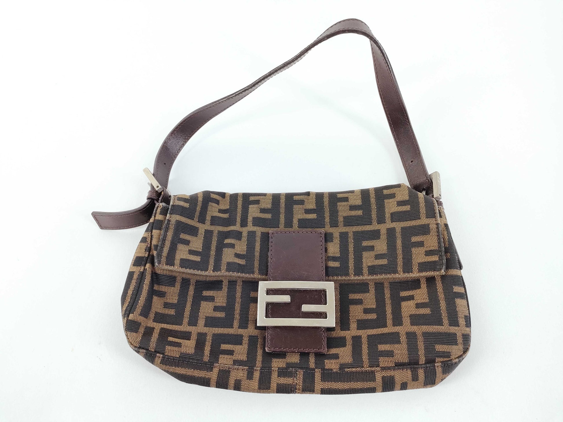 FENDI Zucca Mamma Bucket/Zucca Handbag