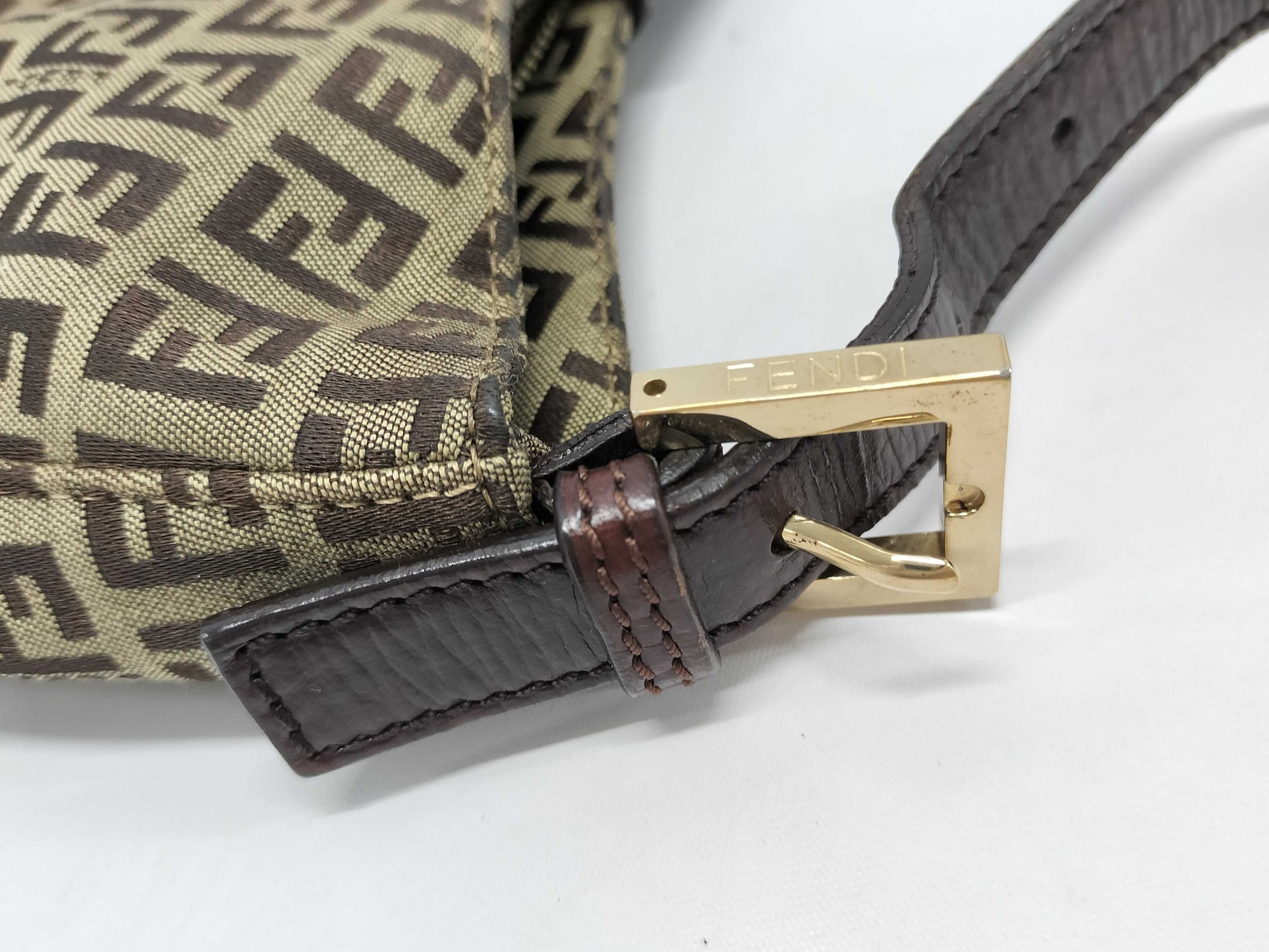 FENDI Zucchino Bucket Handbag