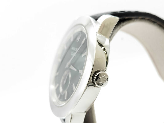 ROLEX Cellini 5241/6 K699952 Pt950 Manual Winding Black Dial Approx. 94.4g Men's Watch
