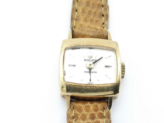 ROLEX Precision 2629 2602558 Manual Winding K18 Women's Watch