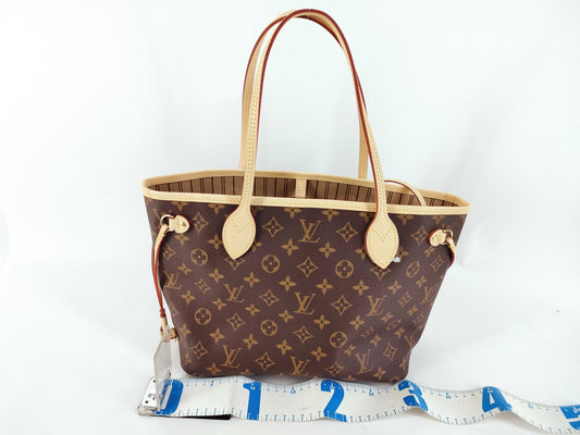 LOUIS VUITTON Monogram Neverful PM/M46979/IC/with Pouch/Brown Tote Bag