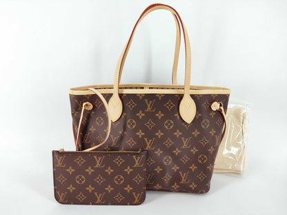 LOUIS VUITTON Monogram Neverful PM/M46979/IC/with Pouch/Brown Tote Bag