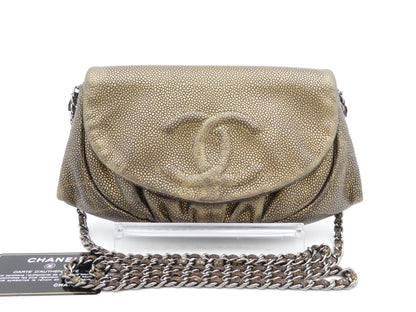 CHANEL Coco Mark Chain Caviar Skin Shoulder Bag