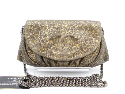 CHANEL Coco Mark Chain Caviar Skin Shoulder Bag