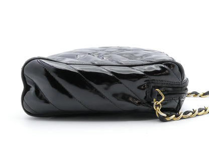 CHANEL Cocomark Enamel Chain Shoulder Bag