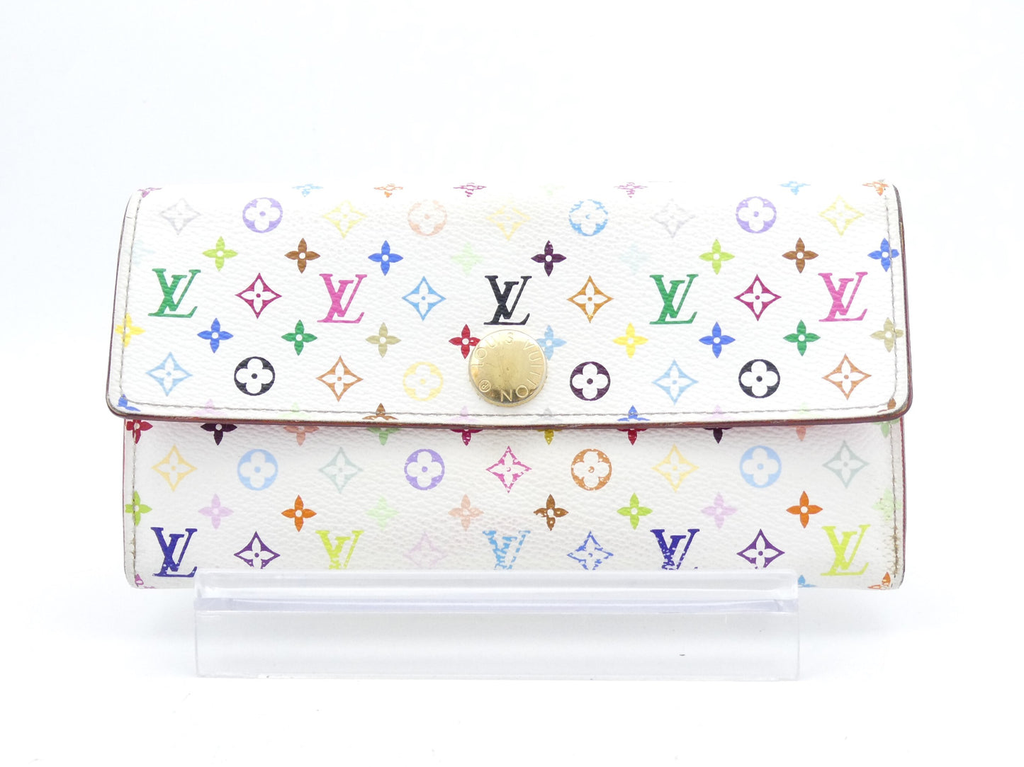 LOUIS VUITTON Monogram Multicolore Portefeuille Sarah Wallet