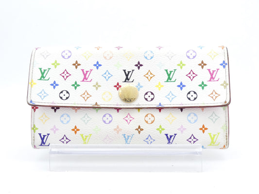 LOUIS VUITTON Monogram Multicolore Portefeuille Sarah Wallet