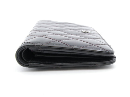 CHANEL Matelasse Coco Mark Enamel Bifold Wallet